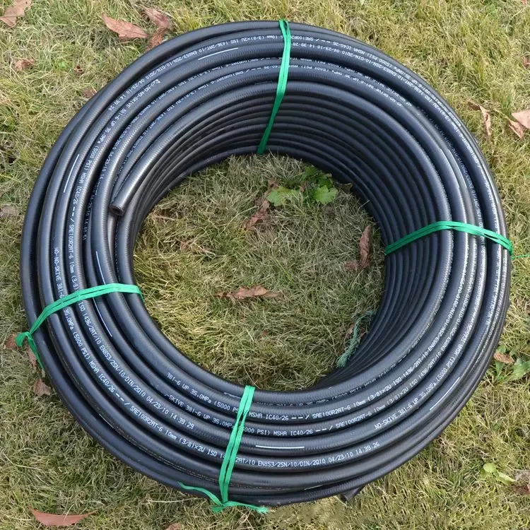 Parker wire braided flexible hydraulic hose 2SN 1/2 inch 3000psi high pressure rubber hose R2