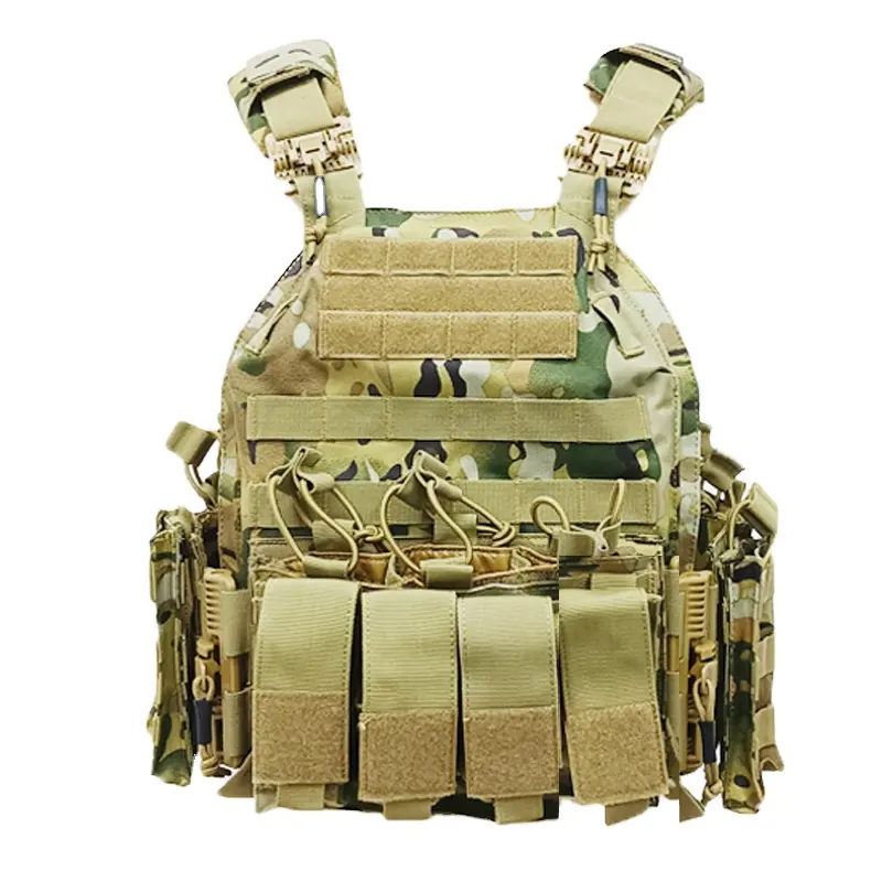 Sturdyarmor Hot Sale West Molle Quick Release Laser Cut K19 Multicam Oxford Fabric Tactical Gear Vest Plate Carrier