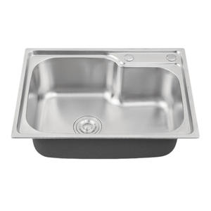 Pia de Cozinha Integrada em Aço Inoxidável Espesso com Acabamento Nano Escovado para Lava-louças - Product Image 2