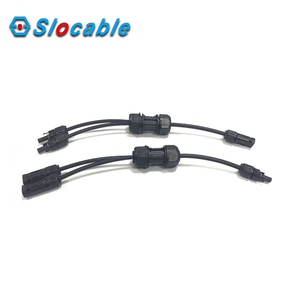 Connecteur solaire mâle à femelle, câble solaire 4 mm2 personnalisé, prise de branche Y, connecteur PV solaire 2 à 1 - Product Image 2