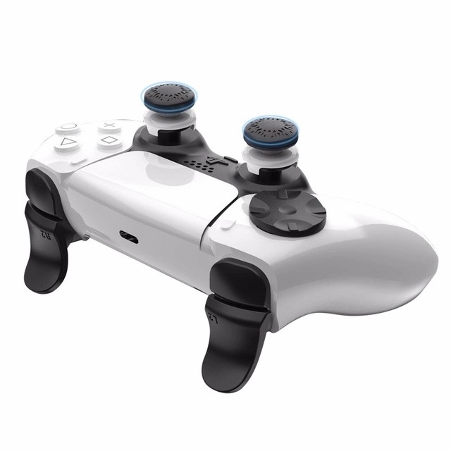 For PS5 Controller 2pcs Hand Grip Extenders Caps Performance Thumb Grips High-Rise Cap Covers for Playstation5 Controller Cover