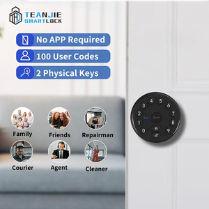 Electric <strong>Lock</strong> Portable Smart Card <strong>Combination</strong> Knob Digital Keypad Memory Card Fingerprint <strong>Code</strong> Smart <strong>Lock</strong> - Product Image 3