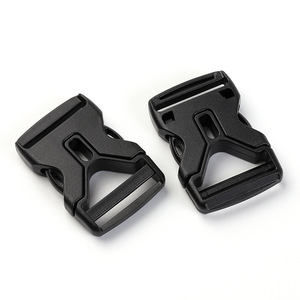 Auto Lock Plastic Buckle 25mm <b>Black</b> For <b>Backpacks</b> Belts <b>School</b> Bags Adjustable Helmet Safety Fasteners - Product Image 3