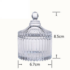 Pots de bougie en yourte mongols faits à la main, parfum de cire de soja, <span class=keywords><strong>bouteille</strong></span> en verre, porte-bougie DIY - Product Image 5