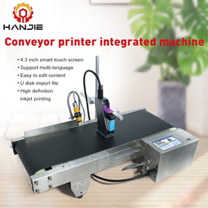 Batch Code Printing <strong>Machine</strong> With Conveyor <strong>Date</strong> Lot <strong>Number</strong> <strong>Expiry</strong> <strong>Date</strong> Inkjet Printer Conveyor Adjust the Speed and Direction - Product Image 6