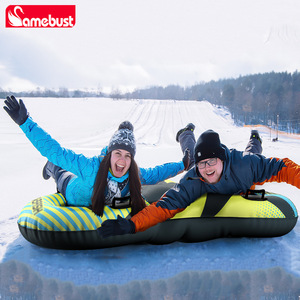 Tubo de nieve inflable Samebust con doble neumático en forma de ocho, PVC de 0.6mm, trineo universal de invierno para adultos - Product Image 1