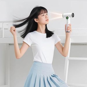 Secador de Pelo Plegable Portátil de Alta Velocidad y Bajo Ruido con <span class=keywords><strong>3</strong></span> Ajustes de Velocidad, Inalámbrico para Viajes y Uso en el Gimnasio y en Casa - Product Image 2