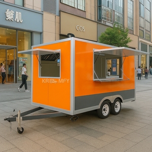 Camión de Cocina Móvil Totalmente Equipado, Nuevo Estilo, Remolque para Venta de Hot Dogs, Tacos, Jugos, Hamburguesas, Papas Fritas y Comida Callejera - Product Image 3