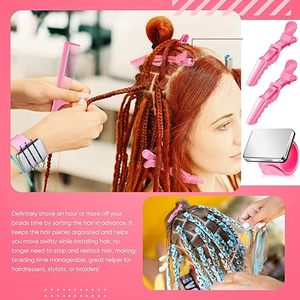 Thread Spool Holder Mini Wooden Wire Rack Display <b>Stand</b> Hair Braiding & Blanket Ladders Rack 23/5000 Braiding Hair Rack - Product Image 5