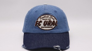 Casquette de baseball en denim délavé vintage avec broderie 3D et effet usé rétro - Product Image 2