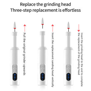 <span class=keywords><strong>Ponceuse</strong></span> à <span class=keywords><strong>Ongles</strong></span> Électrique Rechargeable par USB à Haut RPM pour le Vernis à Gel, Machine de <span class=keywords><strong>Manucure</strong></span> Sans Fil avec Affichage LED - Product Image 5