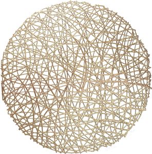 Vente en gros de sets de table ronds en papier tissé antidérapants pour restaurants - Product Image 1