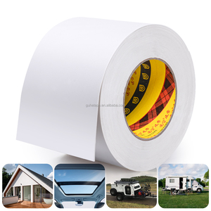 Ruban d'étanchéité imperméable blanc, stoppe les fuites rapidement et reste scellé, adhère aux camping-cars, aux toits, aux piscines, aux bateaux, aux gouttières, conçu pour les conditions météorologiques difficiles - Product Image 1