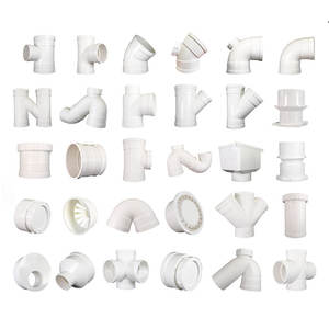 Su temini için yüksek basınçlı esnek dayanıklı UPVC kaplin PVC-U boru bağlantı parçaları sistemi sıhhi tesisat uygulamaları için PVC boru - Product Image 1