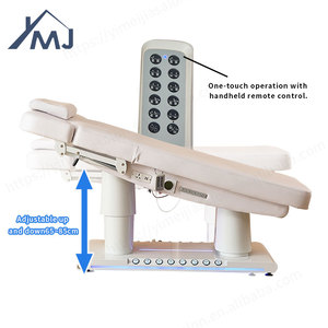 Mobilier de salon 4 moteurs <span class=keywords><strong>massage</strong></span> des cils traitement du visage lit de beauté électrique incurvé - Product Image 4