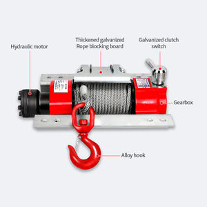 ספק סין <span class=keywords><strong>winch</strong></span> קטן עבור סירת דיג עם כוח יחידה הידראולית כוח sUV הצלה על מיני למכירה - Product Image 5