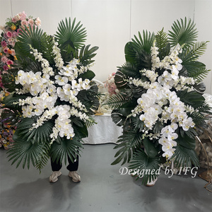 IFG Wedding Swag Arch Flores tropicales Hojas Arcos florales artificiales Arreglos para Navidad Graduación Ocasiones de Pascua - Product Image 5