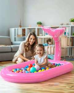 Inflatable <b>Mermaid</b> <b>Tail</b> Sprinkler <b>for</b> <b>Kids</b> PVC Outdoor Water Play Pool <b>for</b> Children - Product Image 3