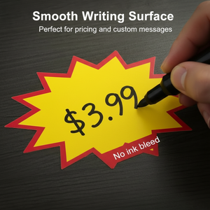 <b>Thick</b> Coated <b>Paper</b> Double-Sided Price Tag for Retail Store - Product Image 2