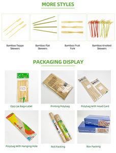 ไม้ไผ่เสียบขนาด20ซม. ไม้ไผ่สไตล์โมเดิร์นพร้อมคุณสมบัติทนความร้อนสำหรับบาร์บีคิวกลางแจ้ง - Product Image 2