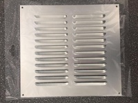Grille de ventilation en aluminium de taille personnalisée 9x6 pouces anodisé conduit de grille d'air à vendre