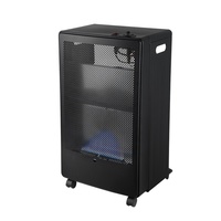 Chauffage infrarouge portable au propane 4200W à 3 niveaux de chaleur avec brûleur en céramique pour usage domestique, industriel, VR et automobile - Design fin et peu encombrant