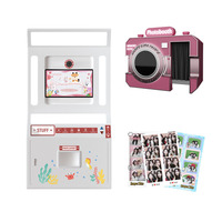 Matériel de location Photomaton de mariage Lumières de beauté ajustables Photomaton Machine Écran d'affichage HD Passeport Photomaton Selfie