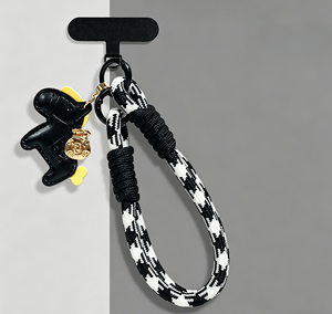 Cordon court tressé à la main en polyester avec crochet, motif poupée cheval, pour DIY, étui de téléphone portable, sac à dos et dragonne de poignet - Product Image 4