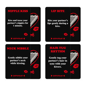 Innovador Juego <span class=keywords><strong>de</strong></span> Cartas para <span class=keywords><strong>Parejas</strong></span>, Desafío Romántico y Coqueto para la Noche, Edición Completa en Inglés para <span class=keywords><strong>Parejas</strong></span> - Product Image 4