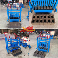 Offre Spéciale : Machine Manuelle de Fabrication de Briques en Ciment 4-60 pour l'Afrique & Machine Mobile de Fabrication de Blocs de Pavé en Béton pour Petites Entreprises