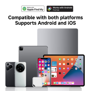 Système double pour traceur compatible iOS Android <span class=keywords><strong>Google</strong></span> Find My, dispositif anti-perte, localisation mondiale - Product Image 4