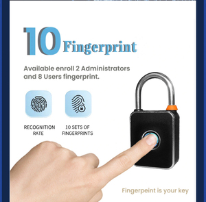 टचस्क्रीन पैडलॉक ऐप डिजिटल स्मार्ट पैडलॉक घर के उपयोग के लिए कीलेस ब्लूटूथ लॉक - Product Image 3