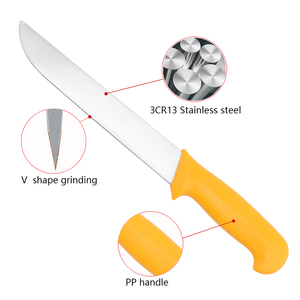 Ensemble de couteaux de <span class=keywords><strong>cuisine</strong></span> avec lames en acier inoxydable durables, résistantes à la rouille, avec manche en plastique antidérapant, aiguiseur de couteaux - Product Image 4