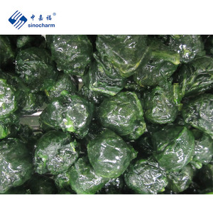 Sinocharm HACCP Produit 4 étoiles Nouvelle récolte d'<span class=keywords><strong>épinards</strong></span> <span class=keywords><strong>frais</strong></span> Marques OEM 1kg <span class=keywords><strong>Prix</strong></span> de gros Boule d'<span class=keywords><strong>épinards</strong></span> surgelés IQF pour le super marché - Product Image 1