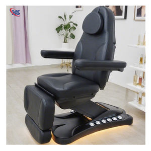 Negro eléctrico 3/<span class=keywords><strong>4</strong></span> Motor estético reclinable examen médico tatuaje silla Spa mesa de masaje cosmético cama de belleza Facial - Product Image 1