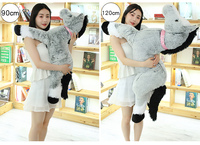 Jouet cheval en peluche personnalisé super doux de haute qualité lesté mixte avec remplissage en coton PP