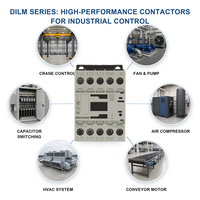 Eaton Moeller DILM7-10 AC Contactor 7A 24V Coil 1NO Aux 3 Pole 50/60Hz Kontaktor Magnetik untuk Motor AC Pemasangan Rel DIN