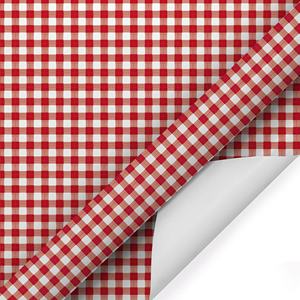Wholesale Red Grid Pattern Coated <b>Paper</b> Christmas Gift Wrapping <b>Paper</b> Roll Holiday Gift Packing - Product Image 4