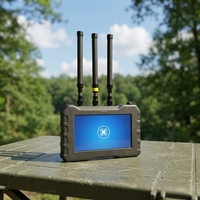Système de détection de drones/UAV/FPV professionnel 400 MHz avec étiquette personnalisée pour la protection de la sécurité publique, détecteur de signal de drone FPV portable