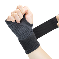 Attelle de compression tricotée réglable pour le poignet, support élastique pour la paume et le poignet, idéale pour la gym, le fitness et l'haltérophilie