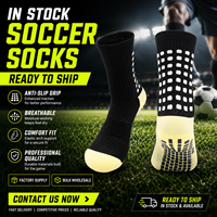 Chaussettes de football antidérapantes pour hommes et femmes, hauteur genou, respirantes, personnalisables avec lettres, échantillon gratuit