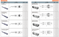 PL16F-2K 2P-9P PL Kabel typ rückwärts installiert K 250V wasserdichter Metall-Runds teck verbinder für Energie anwendungen
