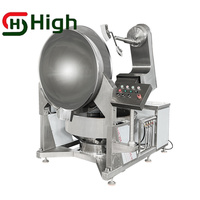Sauce au caramel et chili planétaire inclinable Confiture de fruits Pâte de haricots Cuisson Mélangeur Pot Machine Cuisinière à gaz électrique avec agitateur