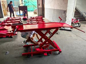 Tavolo Elevatore Idraulico a Forbice da 1000 Libbre, Blu, Strumento per Veicoli e Motociclette - Product Image 4