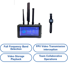 Detector Portátil de Drones Espía, Alcance de 5-12 KM, Detección de Señales, Rastreo de Ubicación, Control Remoto para Transmisión de Datos del Piloto, Teléfono - Product Image 4