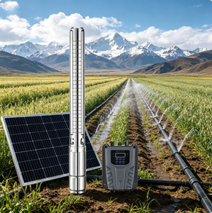Fast Delivery Durable High Pressure Manual Control Stainless Steel Solar <b>Submersible</b> <b>Pump</b> for Construction Site Dewatering - Product Image 1