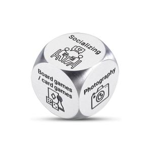 Happyjack <span class=keywords><strong>Dados</strong></span> de Juego de <span class=keywords><strong>Posturas</strong></span> Sexuales para Adultos, Personalizados, de Metal, D6, para Parejas, <span class=keywords><strong>Dados</strong></span> en Blanco Premium para Diversión - Product Image 4