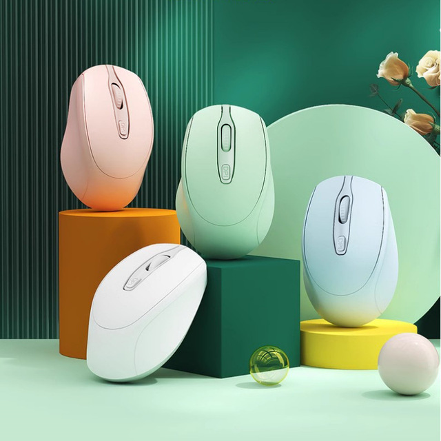 In-stock Optical Ergonomic Silent Wireless Mouse Rechargeable Dual-mode for Ideal Gift for Computer/office Use Multiple