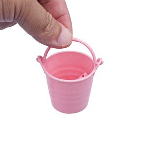 Mini cuisine pour enfants, jouets de maison de jeu, seau portable de plage, stockage de louche, pot de fleurs en argile succulente - Product Image 3