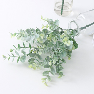 Planta Artificial de Eucalipto Ruilisi, Plástico Verde, Decoración de Interiores para el Hogar, Accesorios para Bodas - Product Image 2